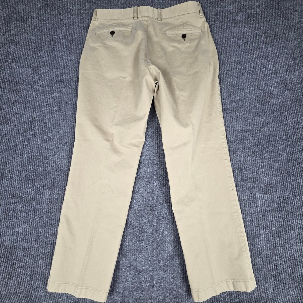 ORVIS Mens Heavy Khaki Chinos Straight Fit Cotton‎ Casual Dress Pants 35W 30L